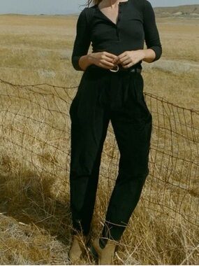Doen Nelda pant, size 10 in black